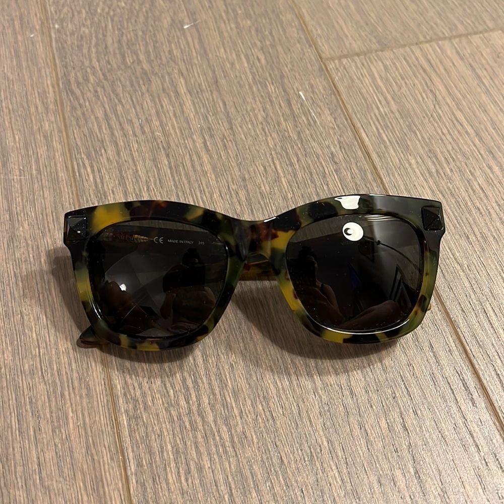 Cat eye tortoiseshell Valentino sunglasses.